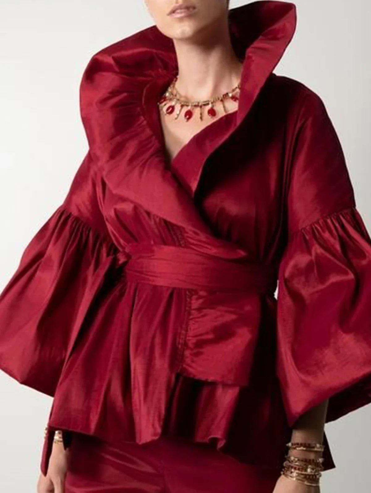 Puff Ruffles Blouse