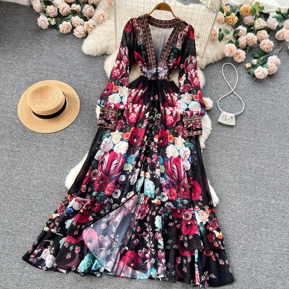 Boho Cascading Dress