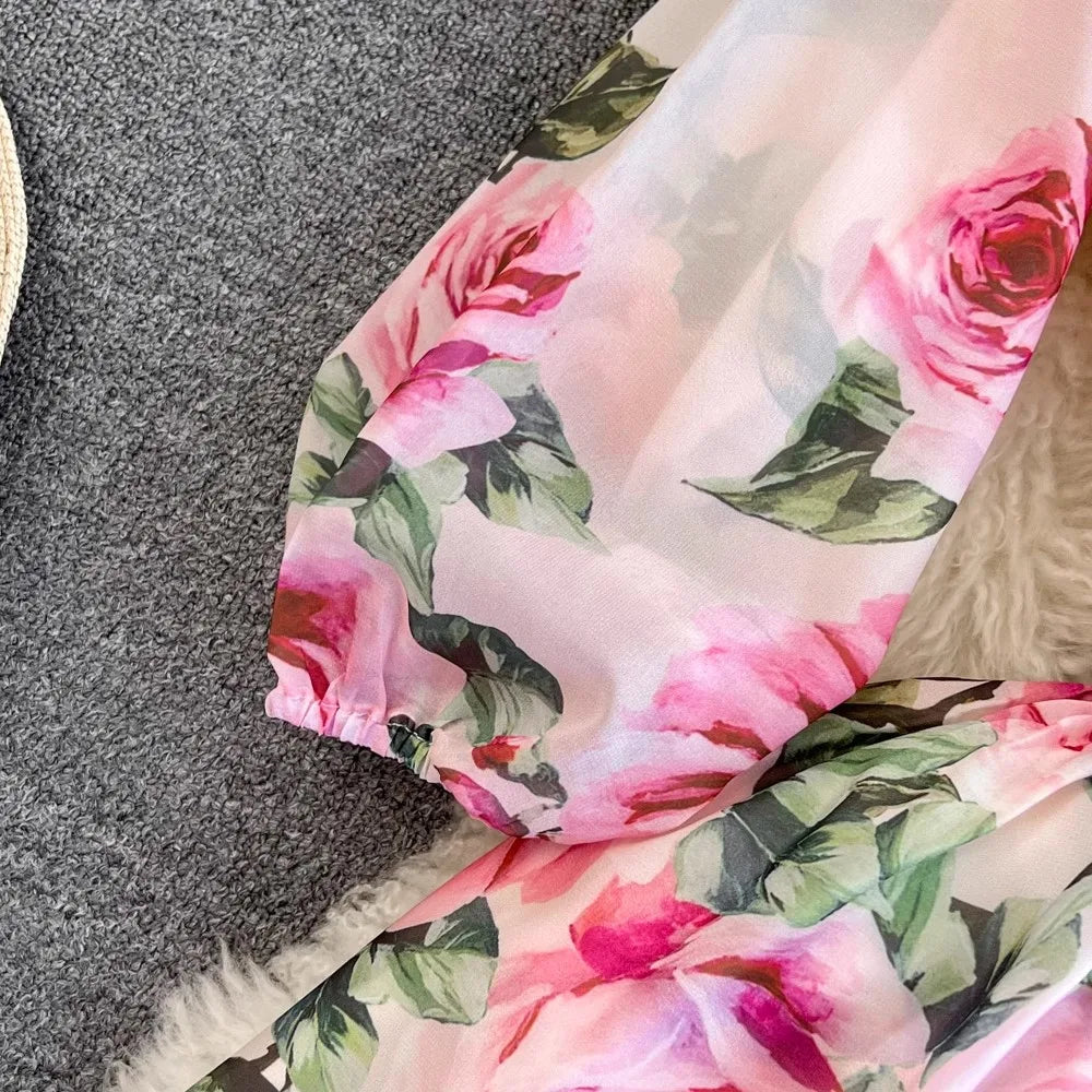Rose Floral Dress