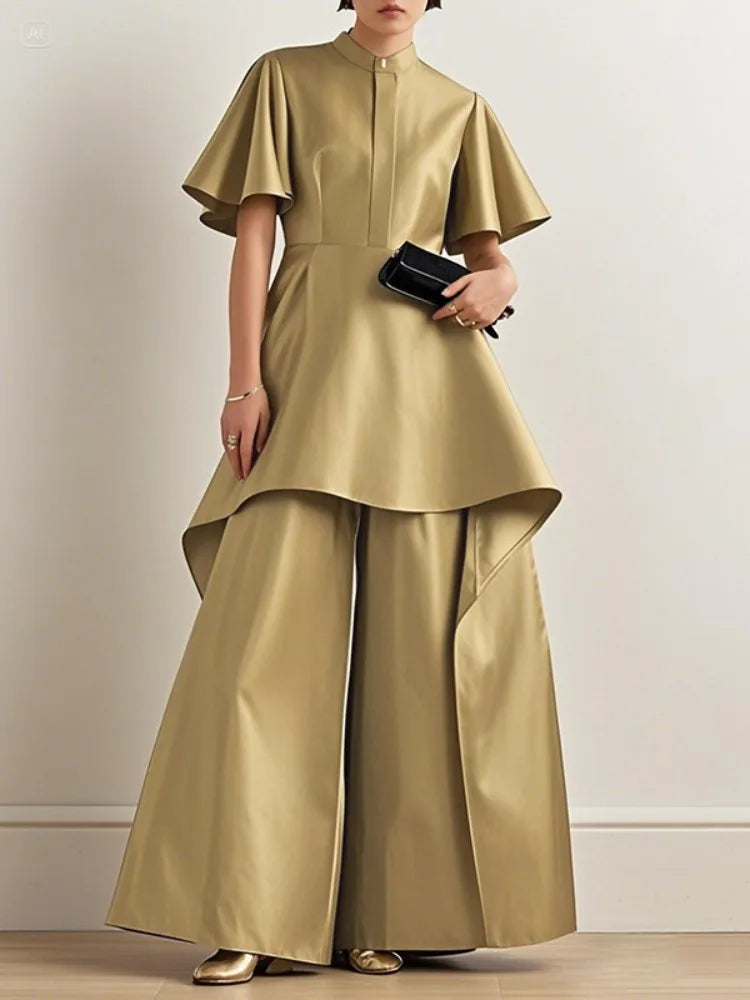 Gold Shirt Top