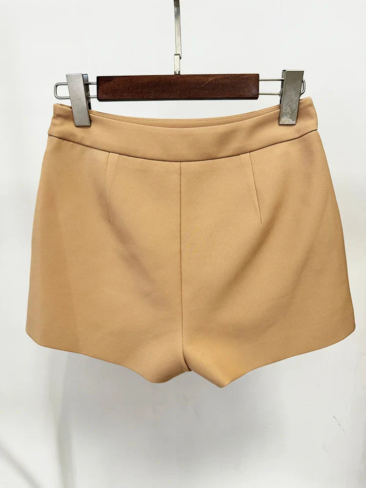 Beads Mirror Shorts Set