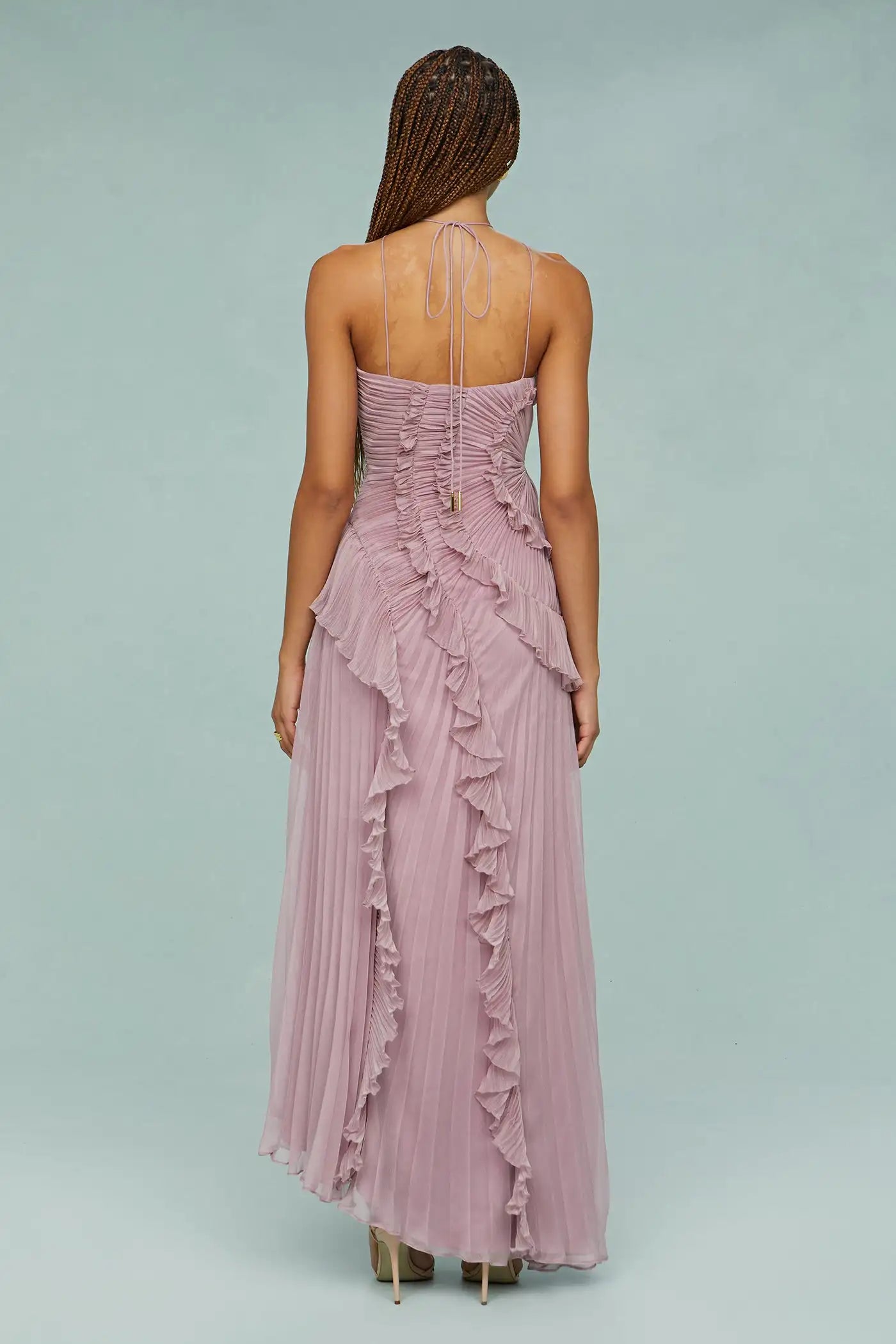 Nikki Strap Ruffles Dress