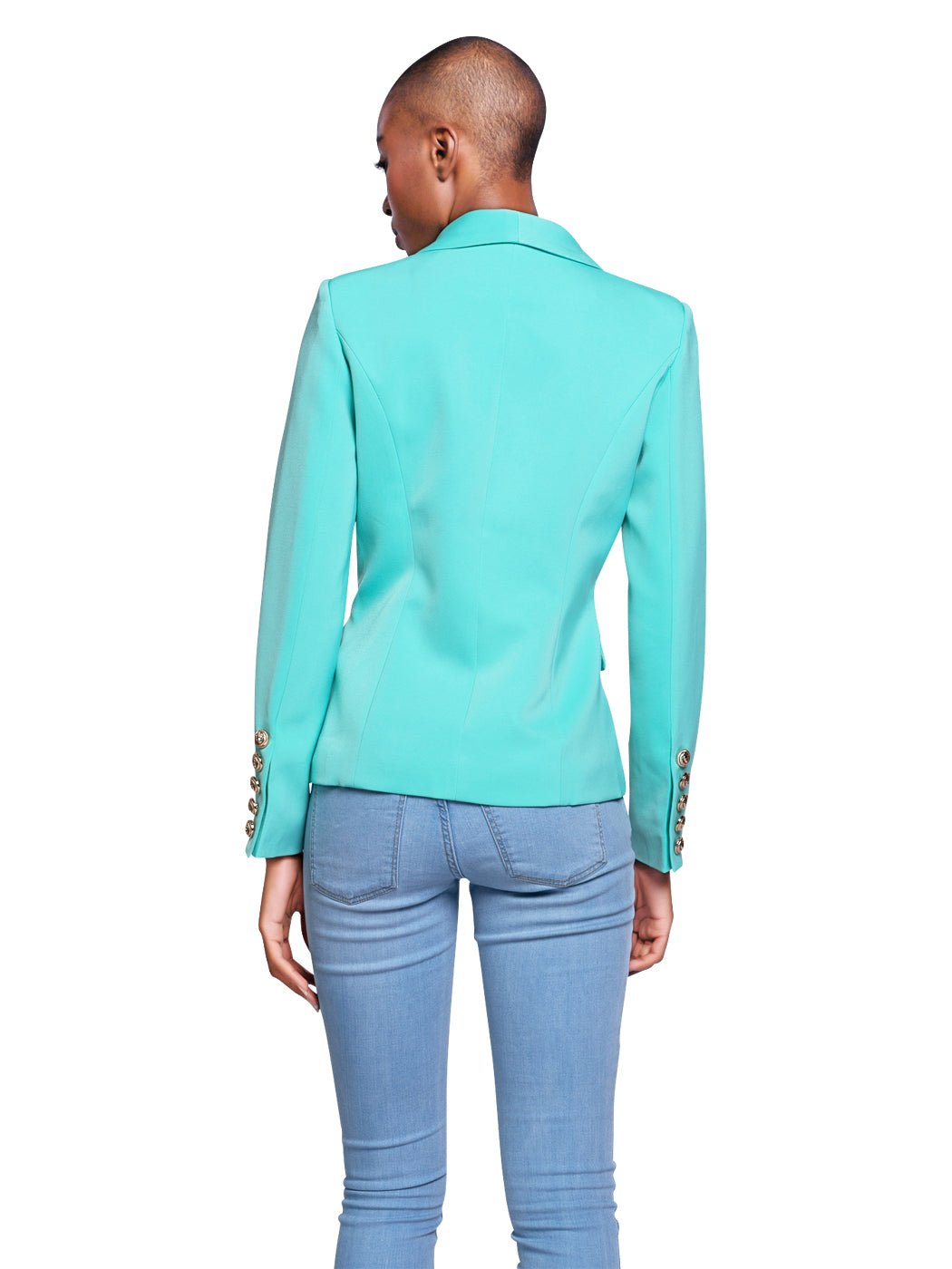Double-Breasted Jacket in Mint