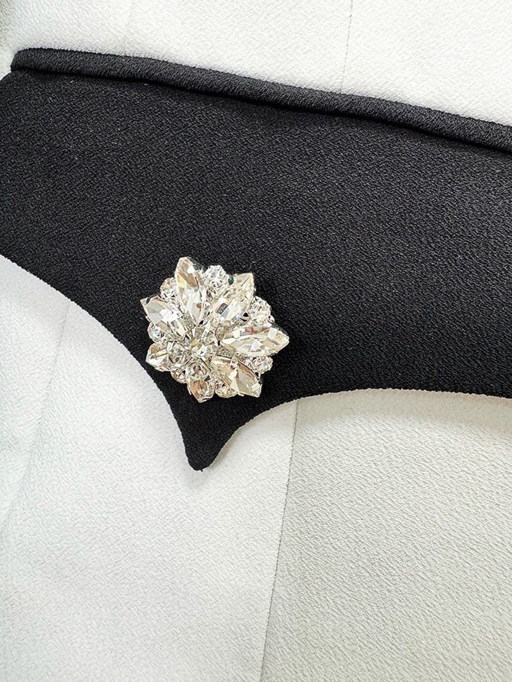 Saylor Diamond Block Blazer