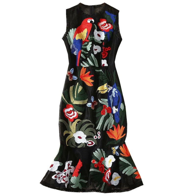 Bloom Embroidered Dress