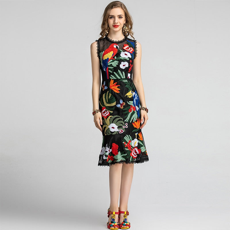 Bloom Embroidered Dress