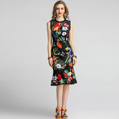 Bloom Embroidered Dress