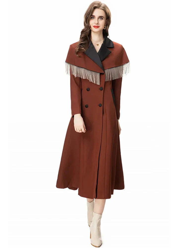 Tassel Trench Coat