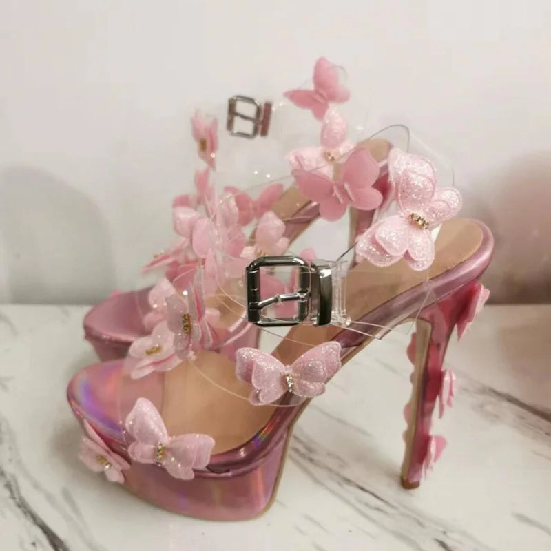 Cute Butterfly Heels