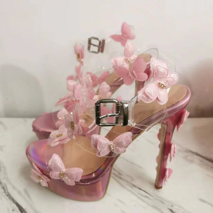 Cute Butterfly Heels