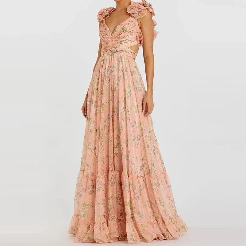 Floral Bridesmaids Dress