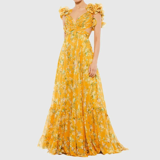 Floral Bridesmaids Dress