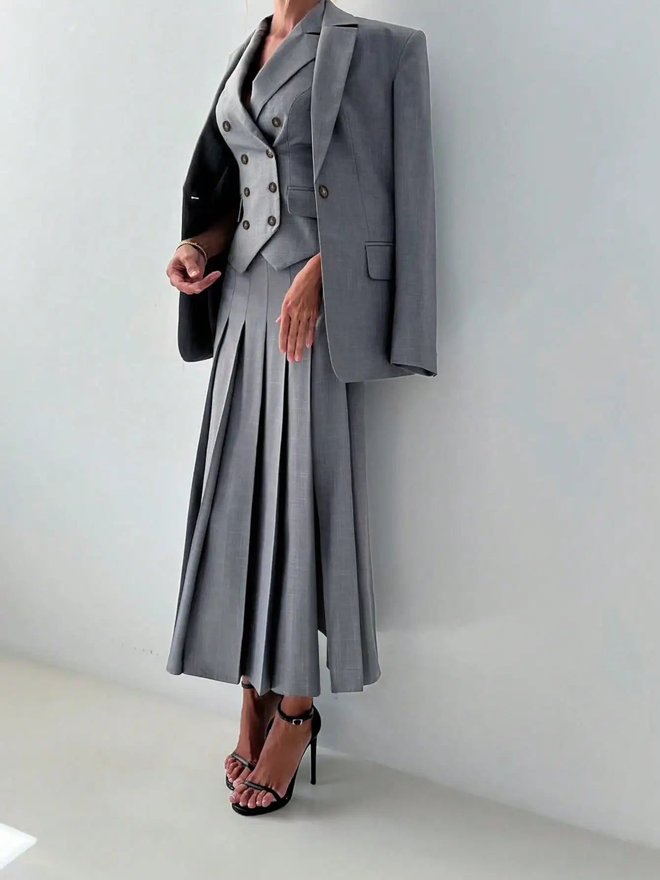 Elegant Lady Dress 3pcs Set