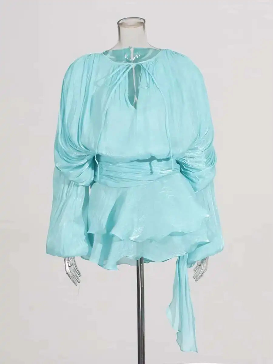 Blouse Mini Dress