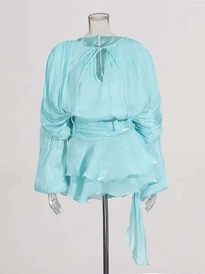 Blouse Mini Dress