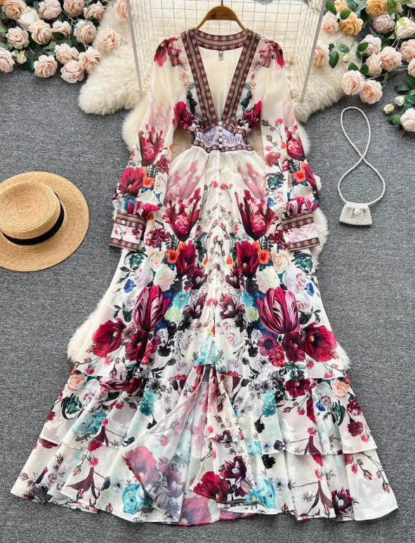 Boho Cascading Dress