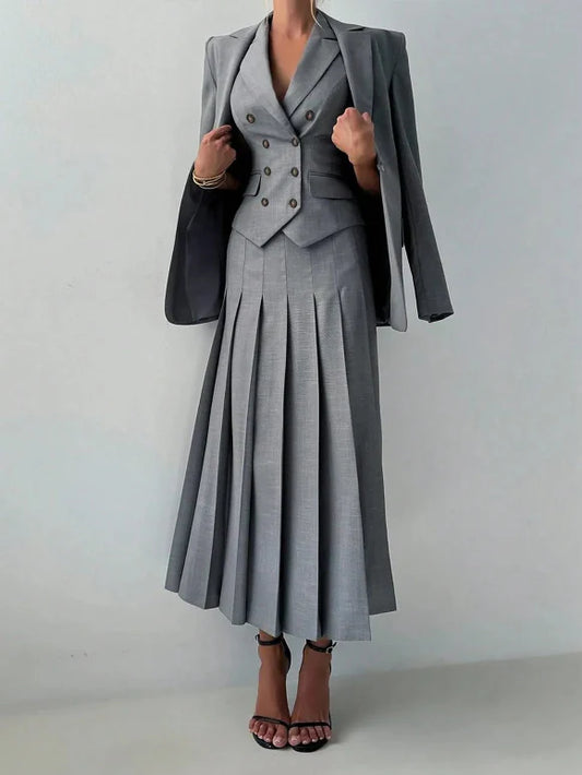 Elegant Lady Dress 3pcs Set