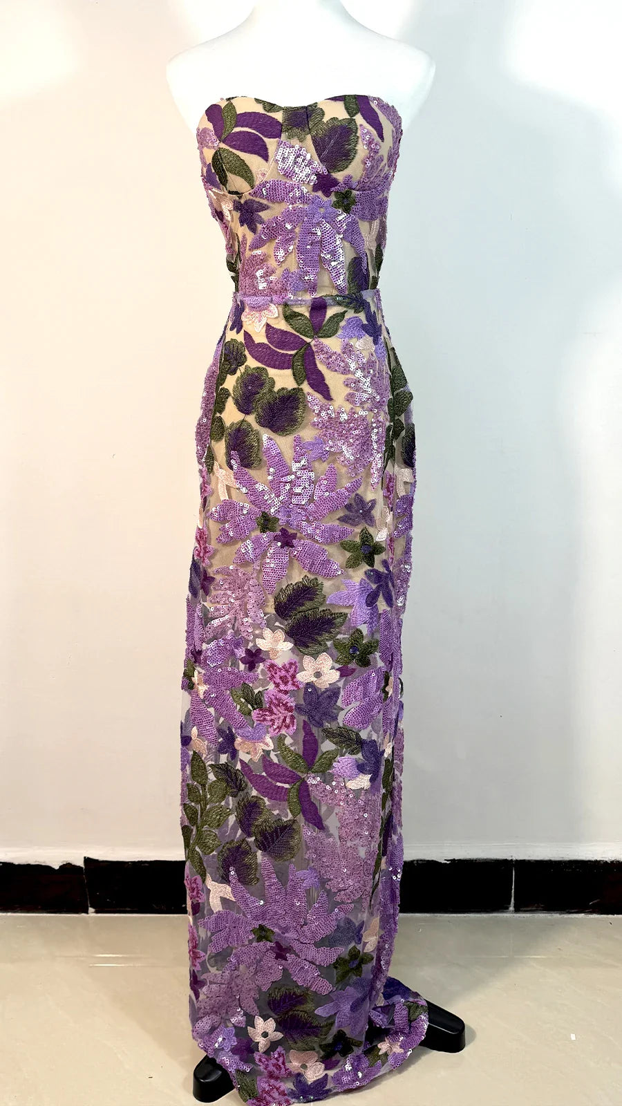 Sequins Split Dress