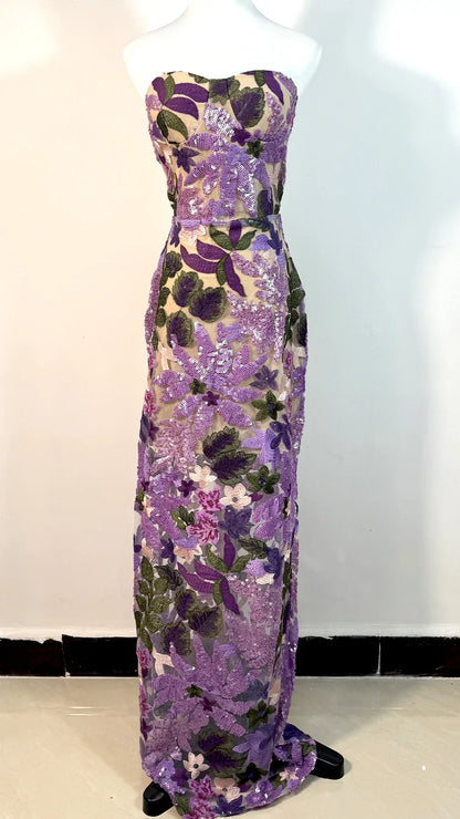 Sequins Split Dress