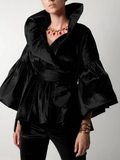 Puff Ruffles Blouse