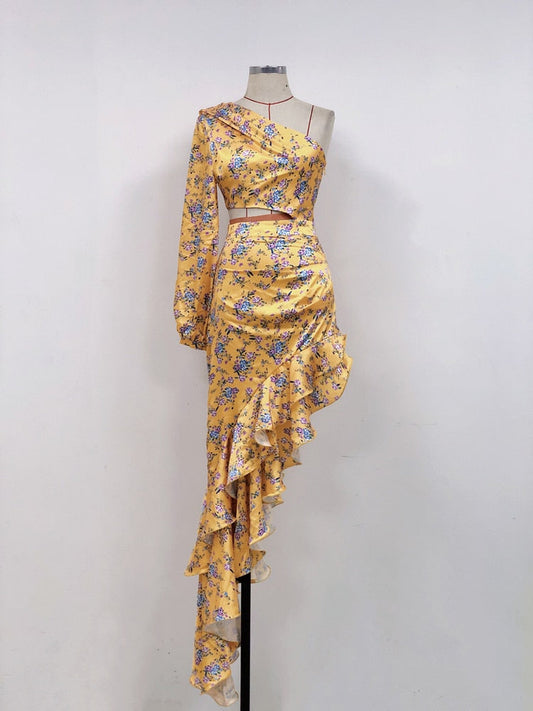 Sexy Slant Dress