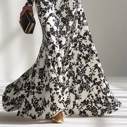 Sexy Floral Print Maxi Dress