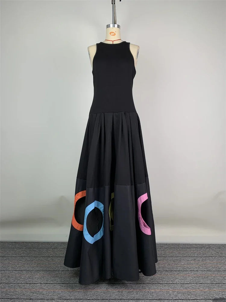 Circle Pleated Dress