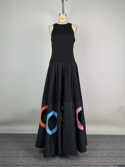 Circle Pleated Dress