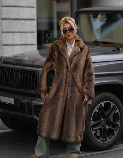 Fluffy Fur Overcoat