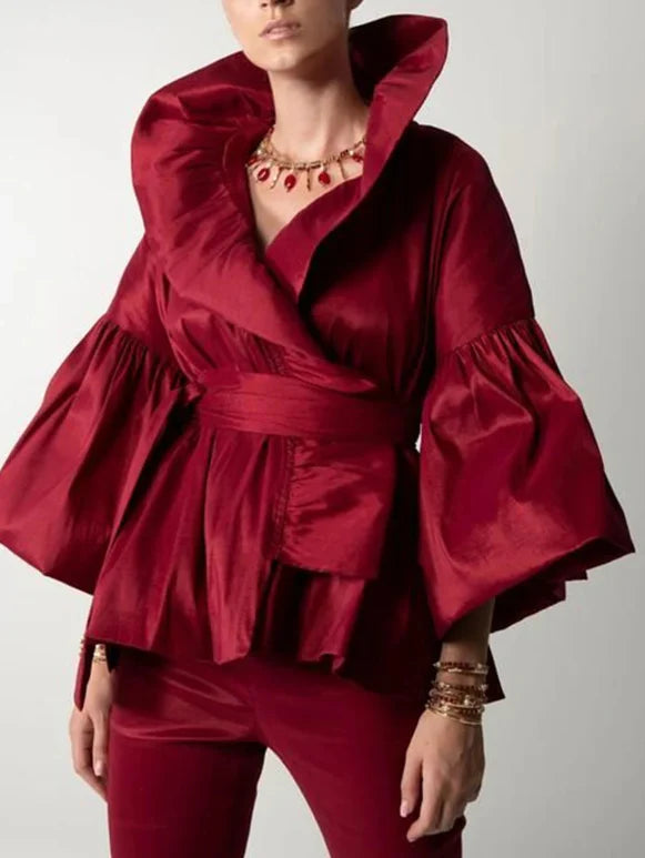 Puff Ruffles Blouse