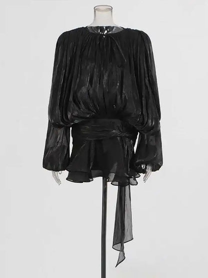 Blouse Mini Dress