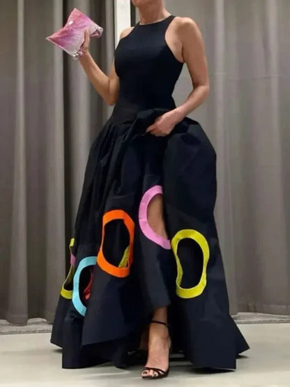 Circle Pleated Dress
