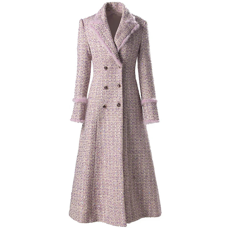 Sona Tweed Long Coat
