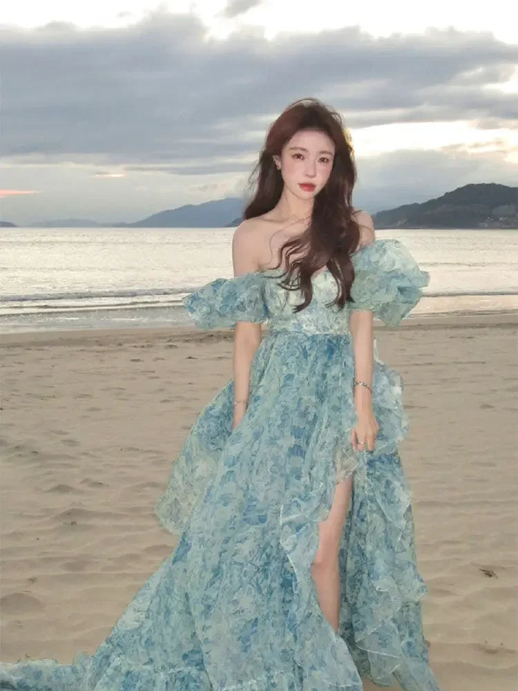 Fork Chiffon Dress