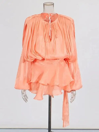 Blouse Mini Dress