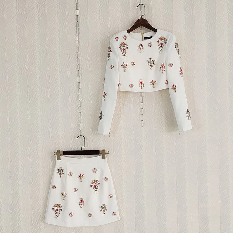 Diamonds Skirt Set