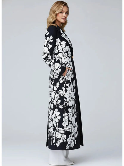 Floral Trench Coat
