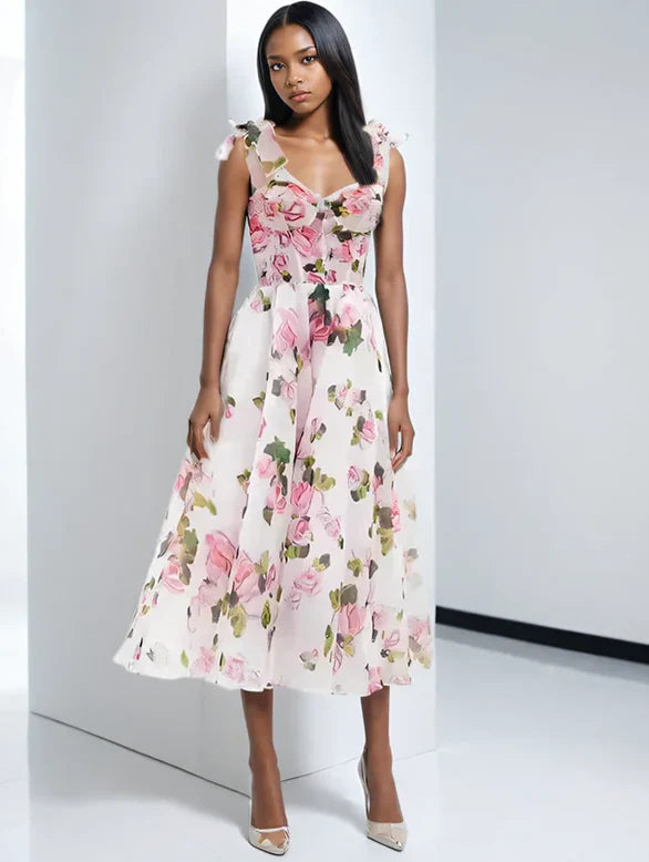 Rose Flower Dress