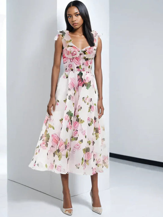 Rose Flower Dress