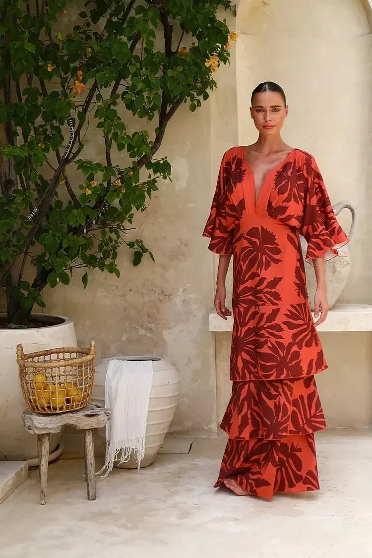 Ruffle maxi Dress