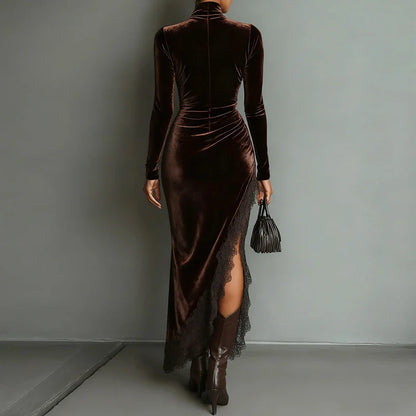 Velvet Lace Dress