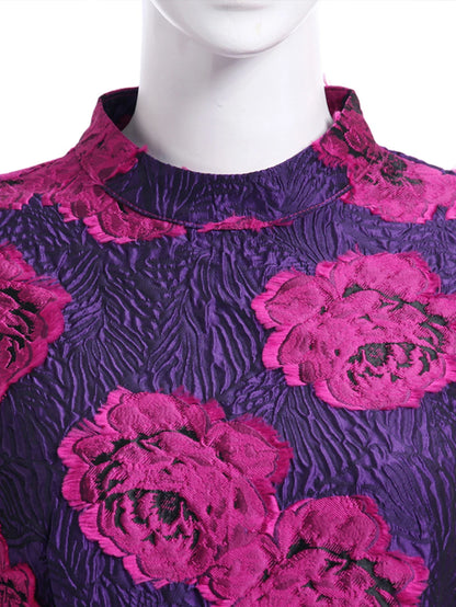 Elegant Brocade Mermaid Dress