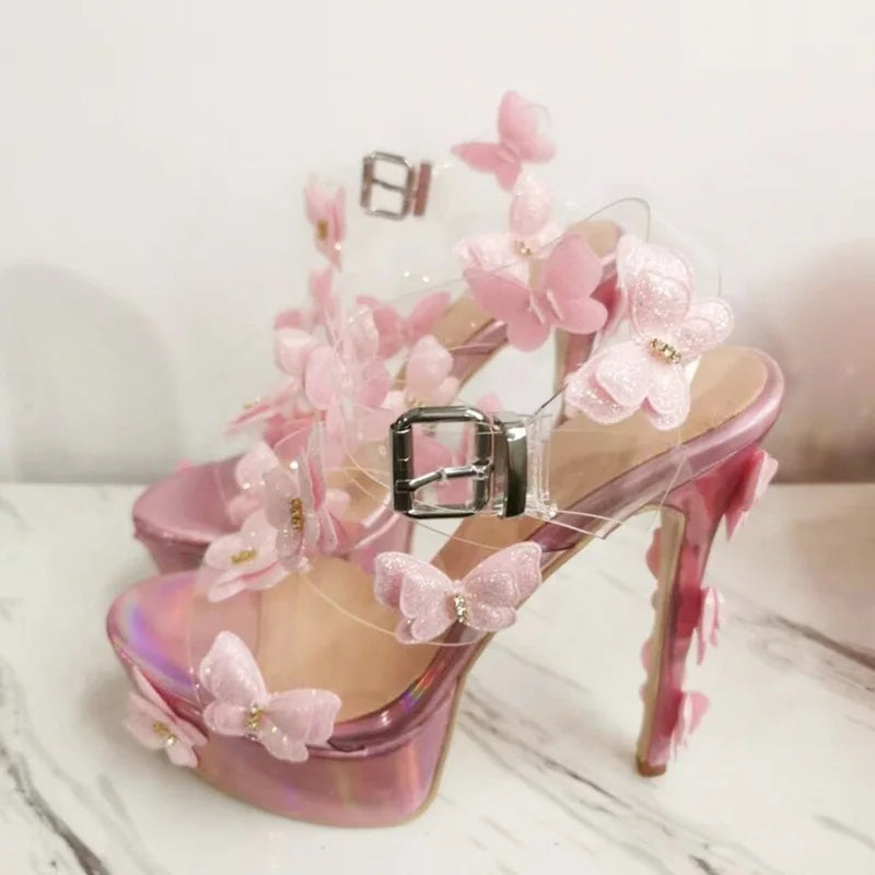 Cute Butterfly Heels