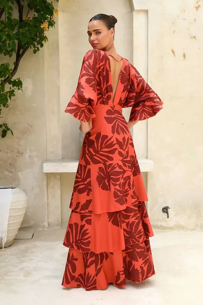Ruffle maxi Dress