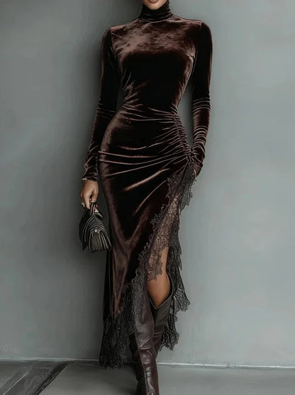 Velvet Lace Dress