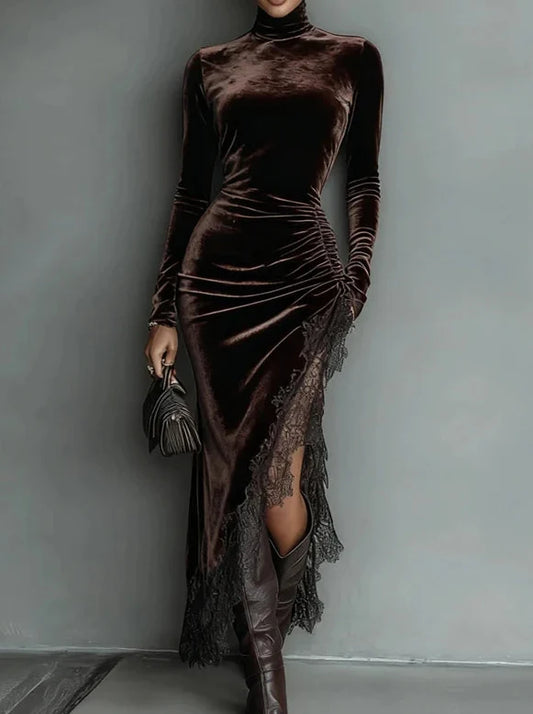 Velvet Lace Dress