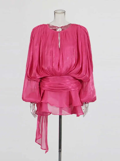 Blouse Mini Dress