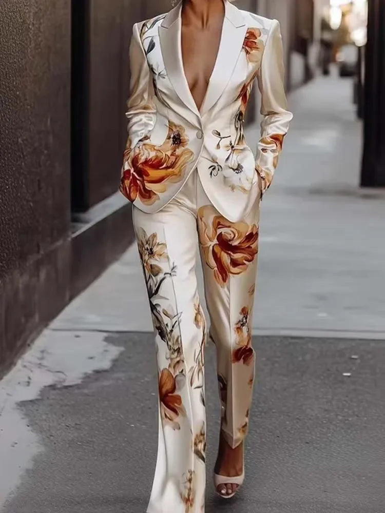 Satin Suit Set