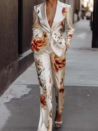 Satin Suit Set