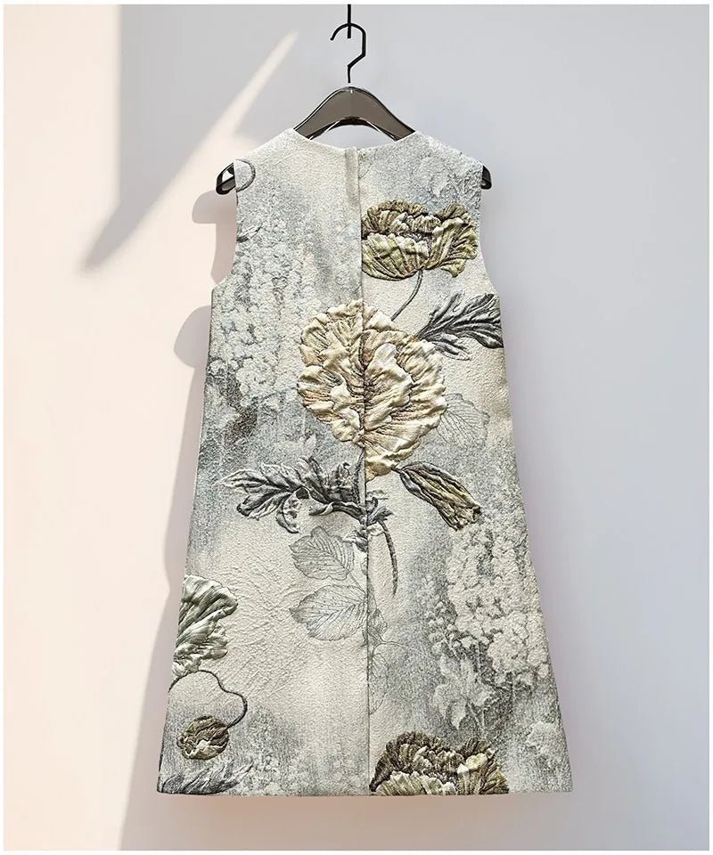 Jacquard Beading Dress